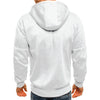 Men's hooded jacket Casual long-sleeved hoodie Zipper Gym sports hoodie Spring and Autumn