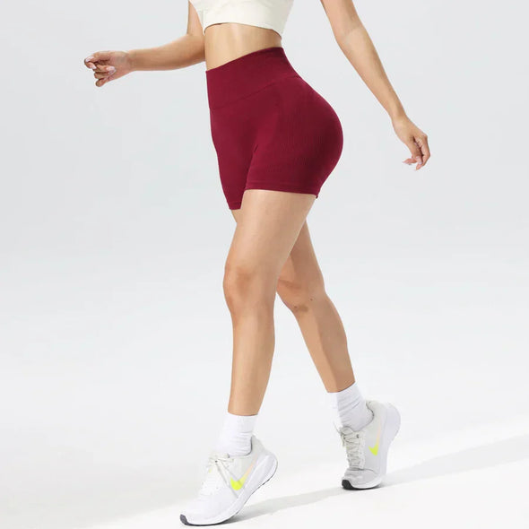 Women High Waist Yoga Shorts Workout Leggings Fitness Sportswear Woman Gym Running Activewear Tummy Control Sports Clothing