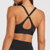 Women Sports Bra High Support Yoga Brassiere Padded Push Up Running Tank Top Workout Underwear