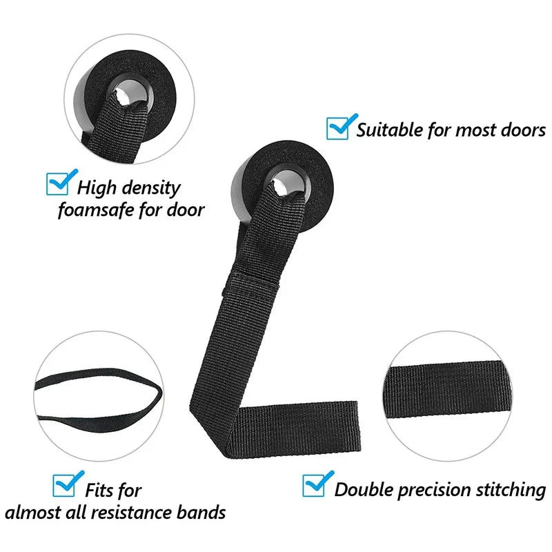 YHOLI-Resistance Bands Door Anchor Gym Fitness Door Attachment For Home Gym Fitness Yoga Dance Training