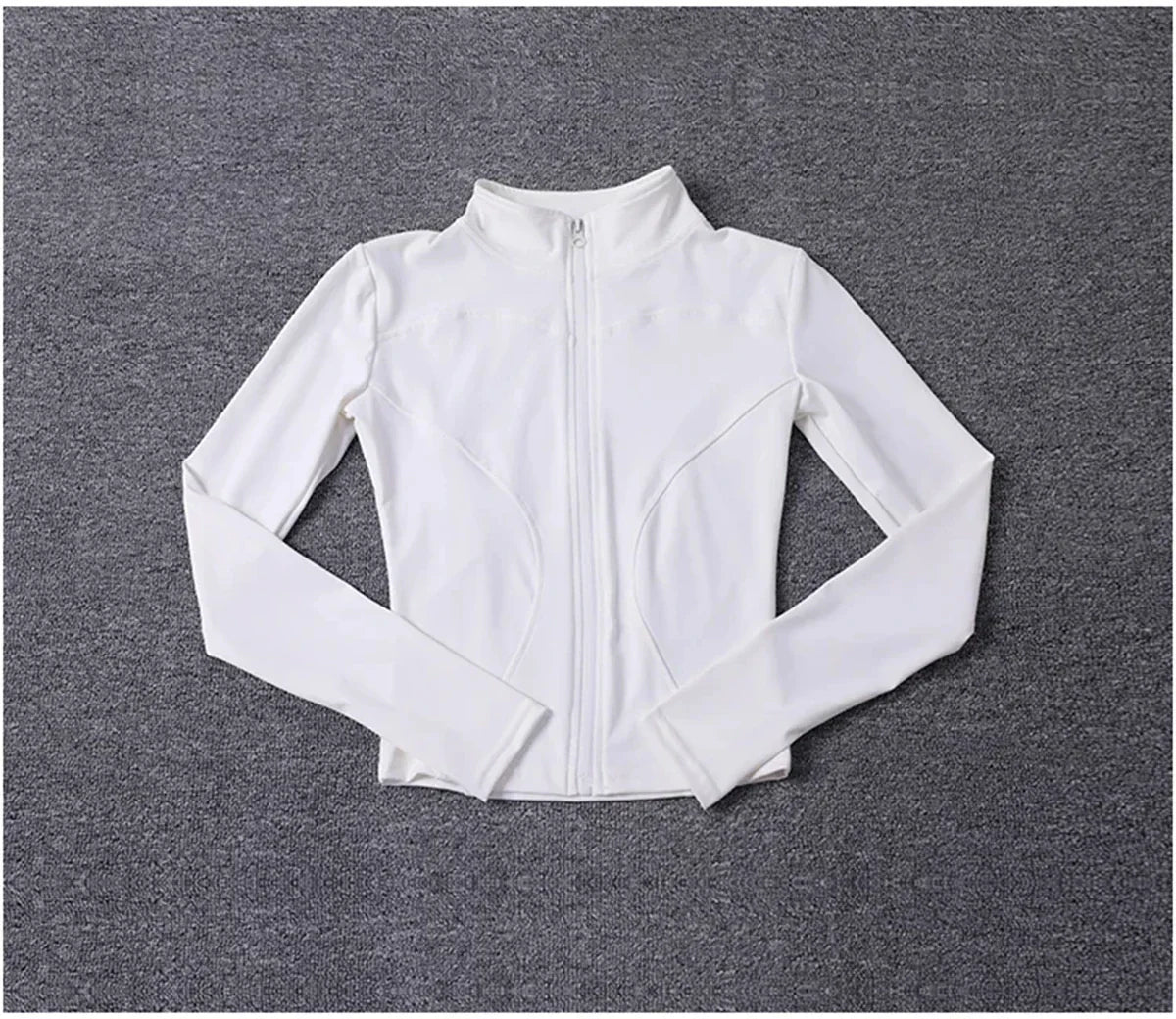 Women Long Sleeve Sport Jacket Spring Summer Gym Workout Coat Yoga Running Sports Cycling Top Casual Zipper Outfit Clothes Chic
