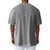 Men's Running T-Shirts Oversized Fitness Half Sleeve T Shirt Summer Gym Muscle Up Mesh Quick Dry Breathable Loose Sport Clothing