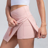 Women Fitness Shorts Skirts Yoga Seamless Leggings High Elastic Sports Fashion Gym Trainning Tennis Dresses High-Waist Skirts