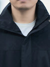 Men's Casual Hooded Jacket, Outdoor Sports Pilot Style, Lightweight Water-Resistant, Windproof, Scratch-Resistant, Breathable