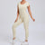 Women's Yoga Jumpsuit Fitness Sport Set Overalls Gym Clothing Wear Pilates Workout Clothes Women Short Sleeves Outfit Activewear