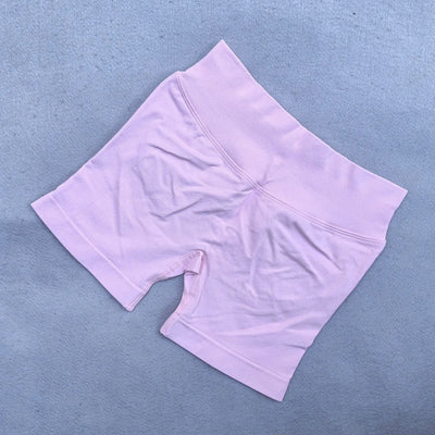 Sports Shorts Women Low Ribbed Waistband Yoga Shorts Seamless Workout Gym Scrunch Shorts Booty High Stretch Running Shorts
