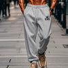 Men's casual sports pants  elastic pants  gray  fashionable  gym  running and training  2024