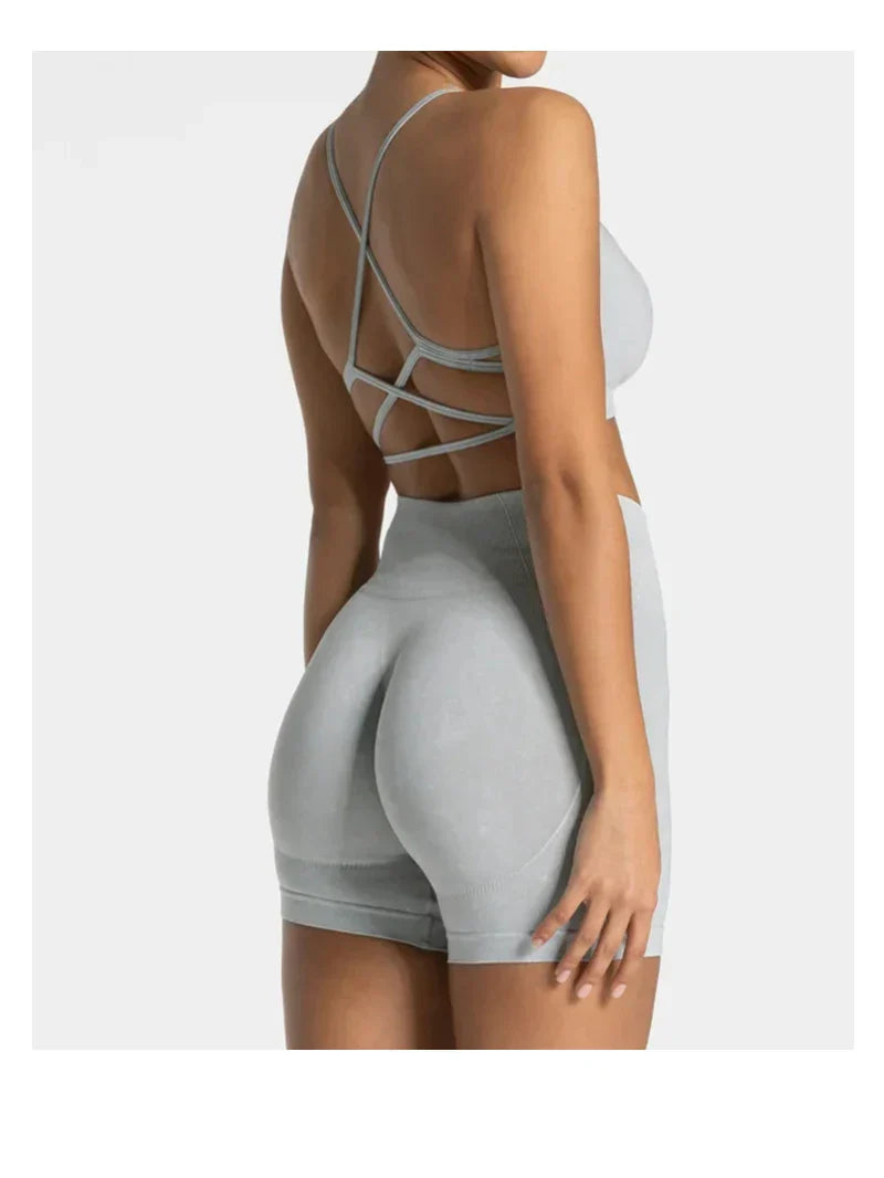 Women Yoga Shorts High Waist Workout Shorts Fitness Yoga Lift Butt Fitness Ladies Yoga Gym Running Short Pants Sportswear