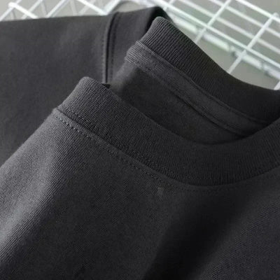 2025 Men's and Women's Fitness Short-sleeved T-shirts, Loose Cotton Round-neck T-shirts, Trendy and Fashionable