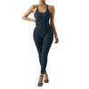 Jumpsuit Women One-piece Outfit  Sleeveless Square Neck  Bodysuit  Casual Streetwear Playsuits Sport Fitness Jumpsuit Women