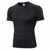 gyms Tight sports T-shirt  Men Summer Short Sleeve Fitness T Shirt Running Gym Compression T Shirt High Quality elasticity Tops