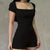 Europe and the United States comfortable fitness wear women's jumpsuit generous collar lift hip slim sexy shorts