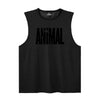 Mens Gym Tank Tops Animal Print Mesh Bodybuilding Clothing Fitness Sleeveless Shirt Quick Dry Basketball Jerseys Sports Vest