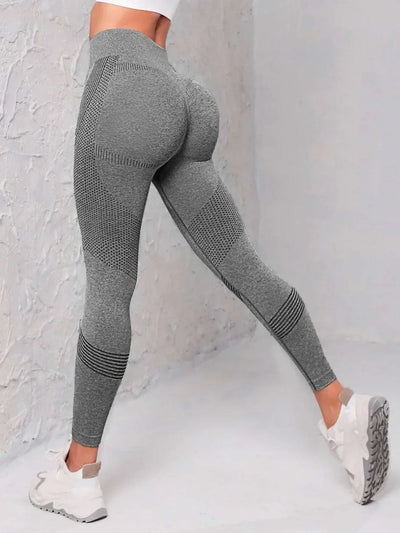 Women Yoga Leggings Hips Lifting Gym Leggings Seamless Sport Pants High Waist Fitness Leggings Bubble Butt Workout Running Pants