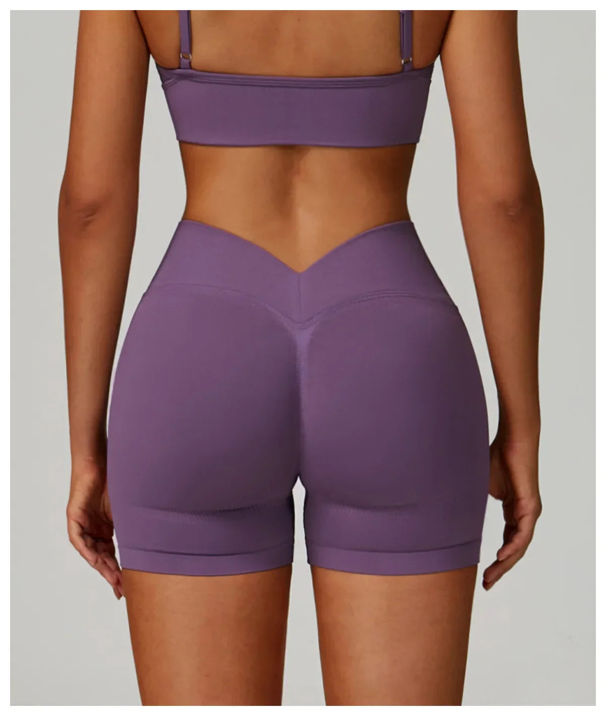 Women Yoga Shorts Push Up Gym Running V-shaped High Waist Shorts Women Scrunch Butt Sports Leggings Women Workout Clothes Short