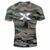 Men's Gym Fitness Clothing Man Cotton Sports Short Sleeve T-shirt Running Training Slim Printed Shirt Sweatshirt Casual Tops