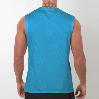 Mens Gym Tank Tops Animal Print Mesh Bodybuilding Clothing Fitness Sleeveless Shirt Quick Dry Basketball Jerseys Sports Vest