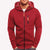 Men's hooded jacket Casual long-sleeved hoodie Zipper Gym sports hoodie Spring and Autumn