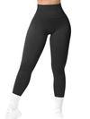 Ribbed Leggings Women Seamless High Waist Sexy Push Up Butt Yoga Pants Gym Fitness Legging Tummy Control Workout Running Tights