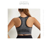 Women's Workout Sports Bras Fitness Backless Padded Ivy Low Impact Bra Yoga Crop Tank Top