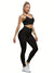 Women Gym Leggings Sexy High Waist Yoga Pants Tummy Control Athleisure Running Workout Fitness Leggings