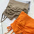 Women Sports Shorts Yoga Pant Drawstring High Waist Push Up Leggings Scrunch Shorts Sport Fitness Workout Butt Lifting Gym Short