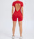 Short Jumpsuit Gym Clothes For Women Sportswear Fitness Overalls Backless Scrunch Booty Yoga Suit Sports Set Outfit