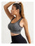 Women's Workout Sports Bras Fitness Backless Padded Ivy Low Impact Bra Yoga Crop Tank Top