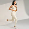 Women's Fitness High Waisted Skinny Sportswear Fitness Pants Bra Tops High Waisted Leggings Athletic Suit 2 Piece Yoga Wear