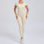 Women's Yoga Jumpsuit Fitness Sport Set Overalls Gym Clothing Wear Pilates Workout Clothes Women Short Sleeves Outfit Activewear