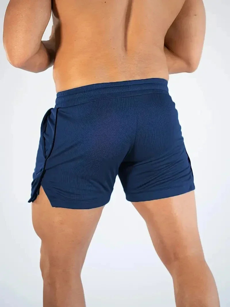 Gym Shorts Men Running Shorts Sport Homme Breathable Soft Tennis Workout Sportswear Mesh Short Pants Male Yoga Basketball