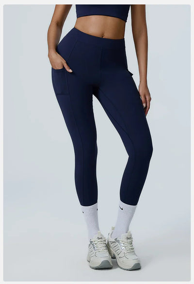 Sports Leggings For Women High Waist impact Leggings Workout Fitness Tights Athletic Wear Yoga Pants With Pocket Gym Clothing