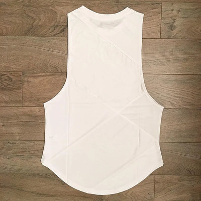 Bodybuilding Sport Tank Tops Men Gym Fitness Workout Sleeveless Shirt Male Stringer Singlet Summer Casual Loose Undershirt Vest
