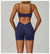 Women Yoga Shorts Push Up Gym Running V-shaped High Waist Shorts Women Scrunch Butt Sports Leggings Women Workout Clothes Short