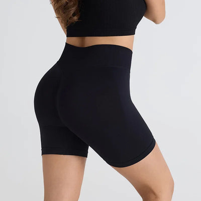 Women Yoga Shorts High Waist Gym Workout Shorts Fitness Yoga Lift Butt Fitness Ladies Yoga Gym Running Short Pants Sportswear