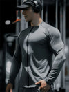 Men's Compression Jacket cardigan zipper Shirts Light Weight Slim Fit Long Sleeve Workout T-Shirts gym elasticity coat men tops