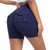 Womens Workout Shorts with Pockets Scrunch Butt Gym Biker Shorts High Waisted Booty Cargo Pants Yoga Running Leggings Activewear