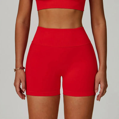 Women Yoga Shorts Push Up Gym Running V-shaped High Waist Shorts Women Scrunch Butt Sports Leggings Women Workout Clothes Short