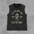 Men's Washed Tank Top Summer Running Exercise Fitness Training Vest For Men Braces T-shirtBreathable Gym Athletic Tees Oversized