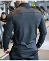 Mens Gym Fitness Shirts Tops High Quality Running Sport Jacket Outdoor Workout Sunscreen Clothing Training Sweatshirt Zipped