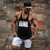 Gym Tank Top Men Bodybuilding Clothing Blank shirt Fitness Singlets Sleeveless Tanktops Cotton Muscle Stringer Vest Man