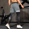 Men's Running Pants 2 in1 Double Layer Training Sweatpants Fitness Men's Jogging Pants Basketball Gym Running Pants Sportswear