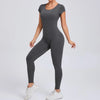 Women's Yoga Jumpsuit Fitness Sport Set Overalls Gym Clothing Wear Pilates Workout Clothes Women Short Sleeves Outfit Activewear