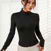 Women's Jacket Quick-drying Sun Protection Sport Coat Women's Tight Yoga Wear Long Sleeve Cardigan Running Fitness Jacket Zipper