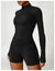 Women's Outdoor Running Fitness Jacket T-shirt Stand Collar Long Sleeve Zipper Yoga Shirts Solid Gym Push Up Workout Tops New
