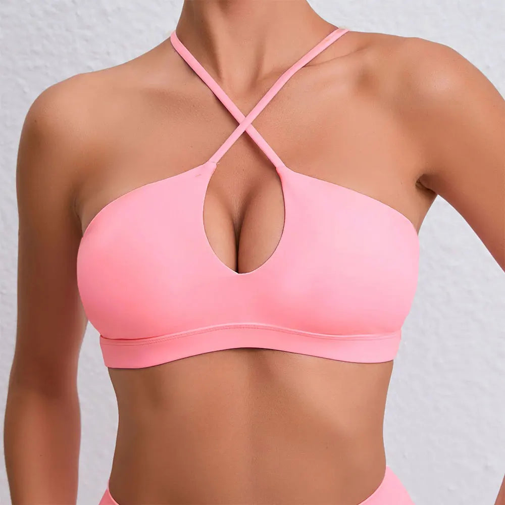 Women Sports Bra Push Up Top Sexy Sport Bra Yoga Gym Workout Crop Top Brassiere Fitness Top Sport Breathable Beauty Back Bras