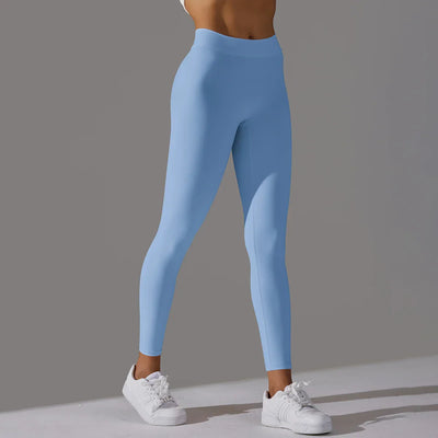 Women Fitness Leggings Workout Gym Running Scrunch Leggings Sexy Back V High Waist Trousers Jogging Active Wear Tight Pants