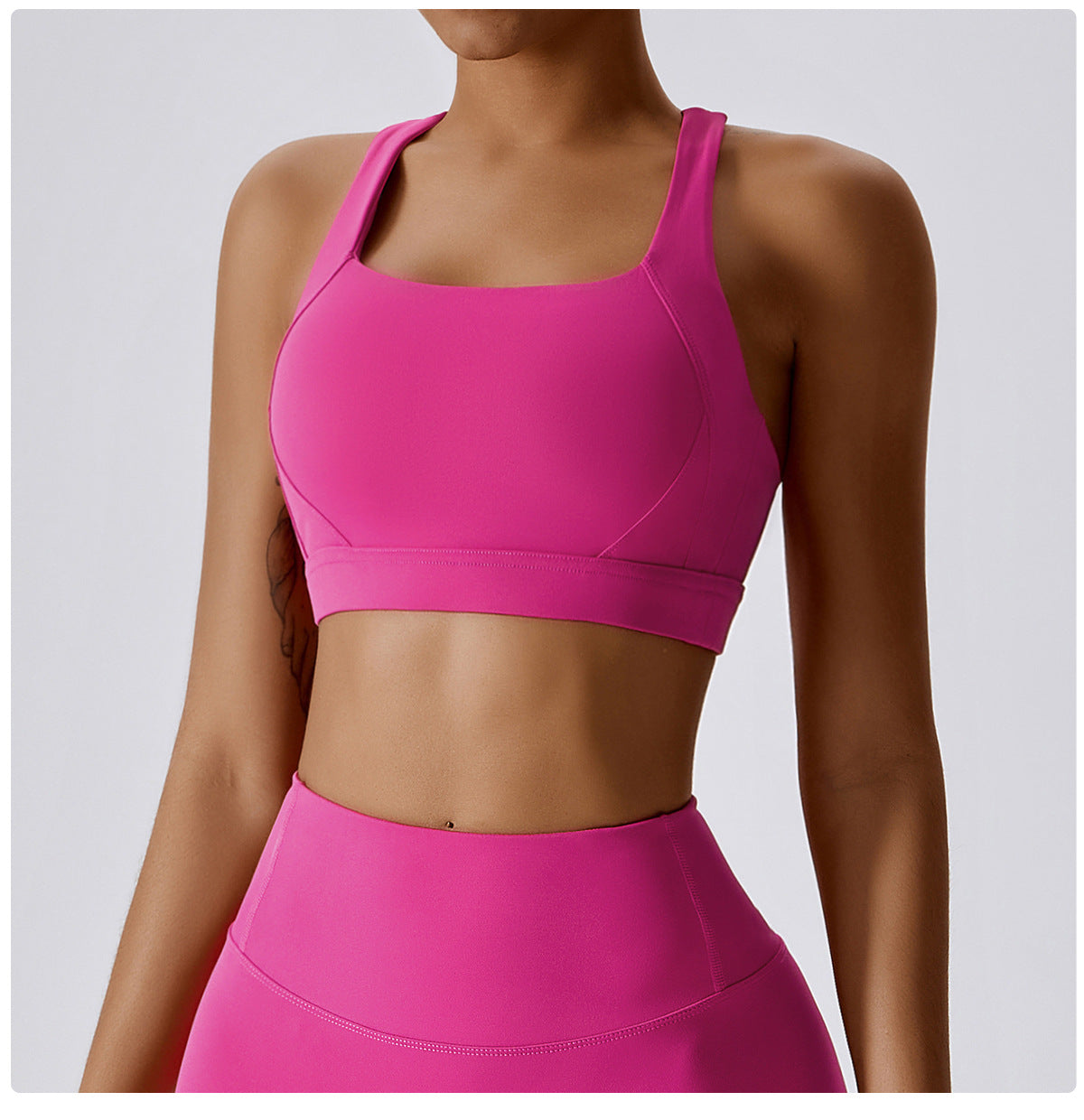 Women Cross Strap Sports Bra Top Women Push Up Sport Bra Yoga Gym Crop Top Brassiere Fitness Top Sport Bra Breathable Bras