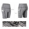 Women Yoga Shorts High Waist Workout Gym Shorts Fitness Yoga Lift Butt Fitness yoga leggings Running Cycling Short Pants