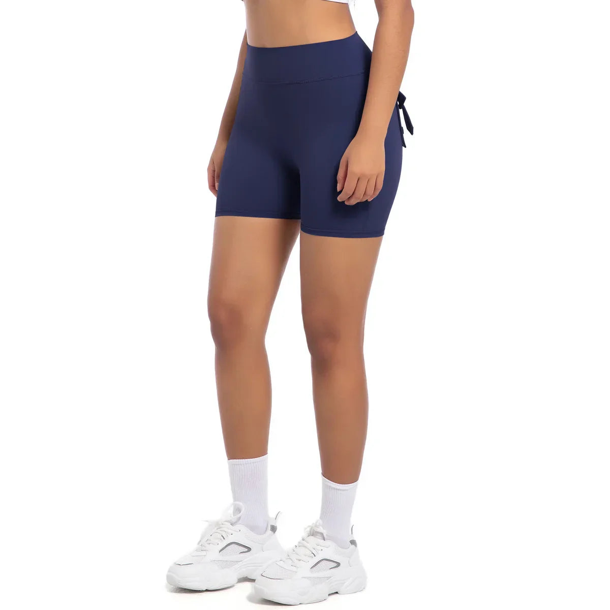 Womens Workout Shorts with Pockets Scrunch Butt Gym Biker Shorts High Waisted Booty Cargo Pants Yoga Running Leggings Activewear